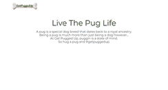 Desktop Screenshot of getpuggedup.com